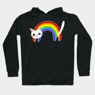 cute rainbow cat Hoodie